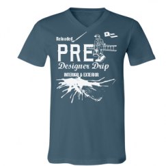 Unisex V-Neck Jersey Tee