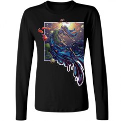 Ladies Relaxed Fit Basic Long Sleeve Tee