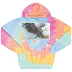 Unisex Tie-Dye Fleece Hoodie