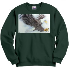 Unisex Film and Foil Crewneck Sweatshirt