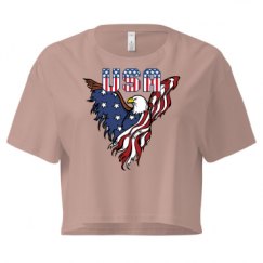 Ladies Festival Cali Crop Top Tee