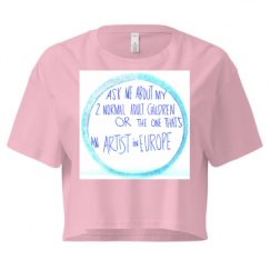 Ladies Festival Cali Crop Top Tee