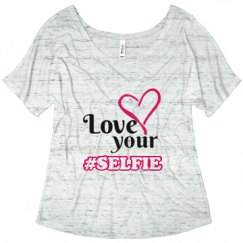 Ladies Flowy Slouchy Tee