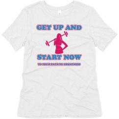 Ladies Relaxed Fit Super Soft Triblend Tee