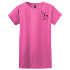 "I Love Lucy LaRue" Logo Fitted Tee