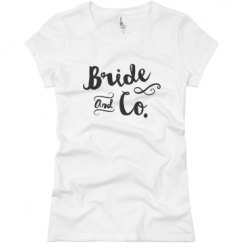 Ladies Slim Fit Basic Promo Jersey Tee