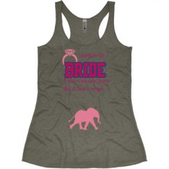 Ladies Slim Fit Super Soft Racerback Triblend Tank