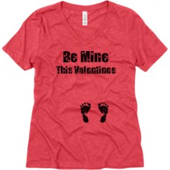 Ladies Relaxed Fit Super Soft Triblend V-Neck Tee