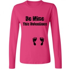 Ladies Relaxed Fit Basic Long Sleeve Tee