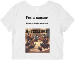 Ladies Slim Fit Crop Top Tee