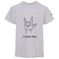 Youth Champion Short Sleeve Tagless Tee