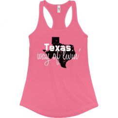 Ladies Slim Fit Racerback Tank Top