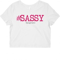 #sassy crop t