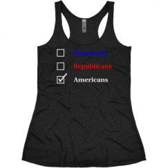 Ladies Slim Fit Super Soft Racerback Triblend Tank