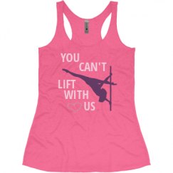 Ladies Slim Fit Super Soft Racerback Triblend Tank