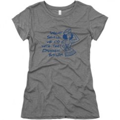 Ladies Slim Fit Super Soft Triblend Tee
