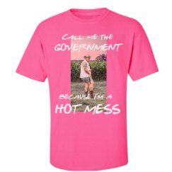 Unisex Ultra Cotton Safety Neon Crewneck Tee