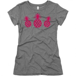 Ladies Slim Fit Super Soft Triblend Tee