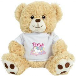 Custom name unicorn bear