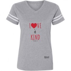 Ladies Relaxed Fit Vintage Sports Tee