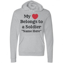 Unisex Fleece Pullover Midweight Hoodie