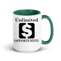 15oz Ceramic Mug with Color Inside