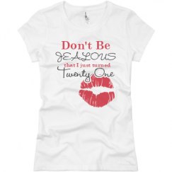 Ladies Slim Fit Basic Promo Jersey Tee