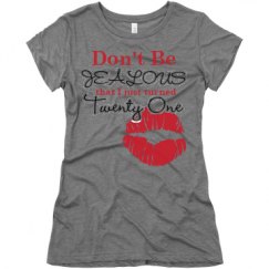 Ladies Slim Fit Super Soft Triblend Tee