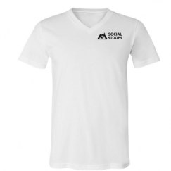 Unisex V-Neck Jersey Tee