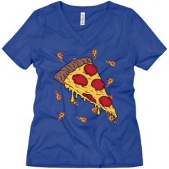 Ladies Relaxed Fit V-Neck Tee