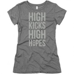 Ladies Slim Fit Super Soft Triblend Tee