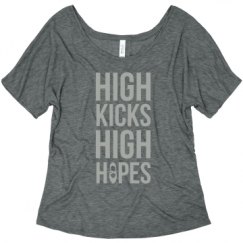 Ladies Flowy Slouchy Tee