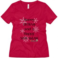 Ladies Relaxed Fit V-Neck Tee