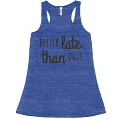 Ladies Flowy Racerback Tank