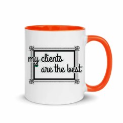 11oz Ceramic Mug with Color Inside