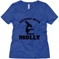 Ladies Relaxed Fit V-Neck Tee