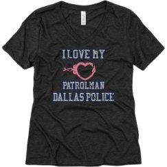 Ladies Relaxed Fit Super Soft Triblend V-Neck Tee