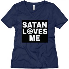 Ladies Relaxed Fit V-Neck Tee