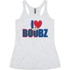 Ladies Slim Fit Super Soft Racerback Triblend Tank