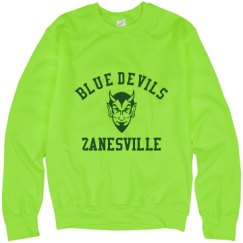 Unisex Neon Crewneck Sweatshirt