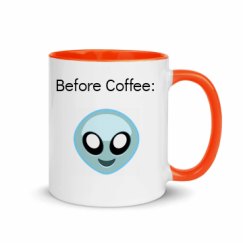 11oz Ceramic Mug with Color Inside