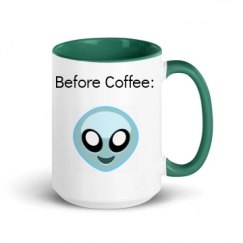 15oz Ceramic Mug with Color Inside