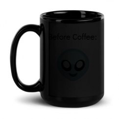 15oz Black Glossy Mug
