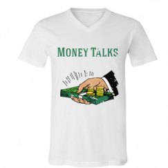 Unisex V-Neck Jersey Tee