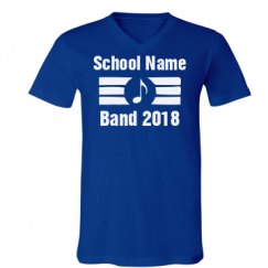 Unisex V-Neck Jersey Tee