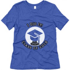 Ladies Relaxed Fit Super Soft Triblend Tee