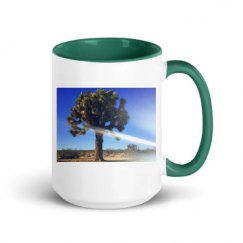 15oz Ceramic Mug with Color Inside