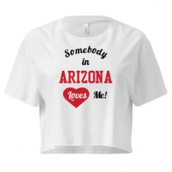 Ladies Festival Cali Crop Top Tee