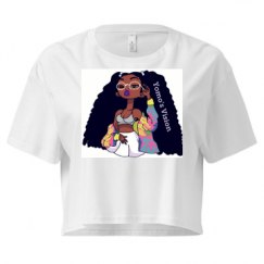 Ladies Festival Cali Crop Top Tee