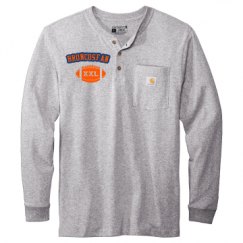 Unisex Carhartt Long Sleeve Henley Tee 